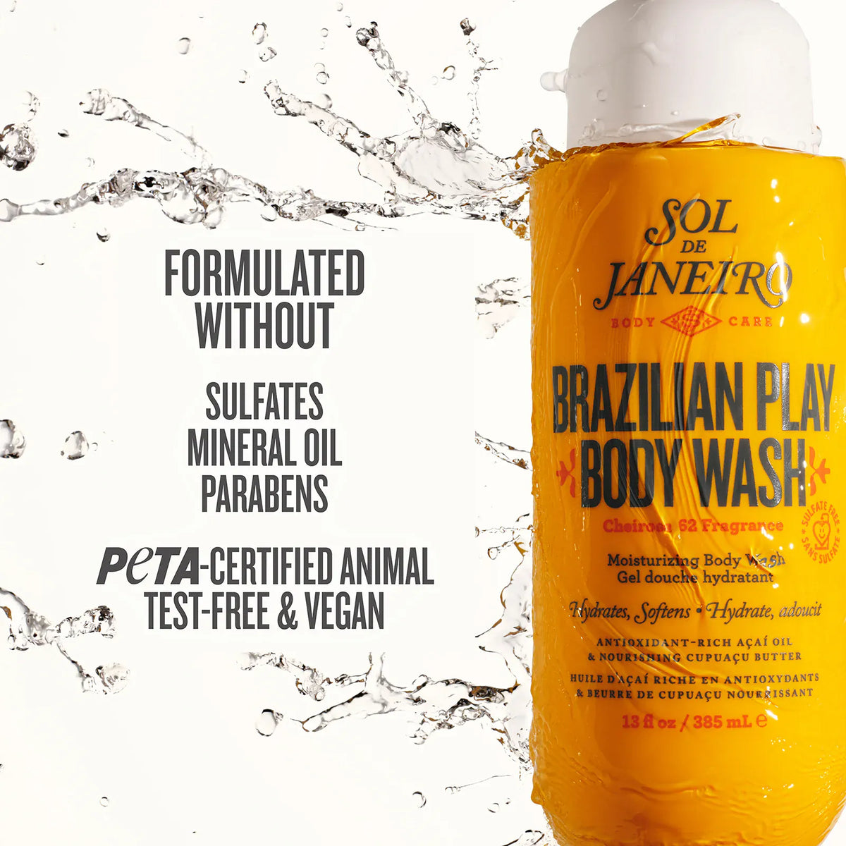 Brazilian Play Moisturizing Shower Cream-Gel